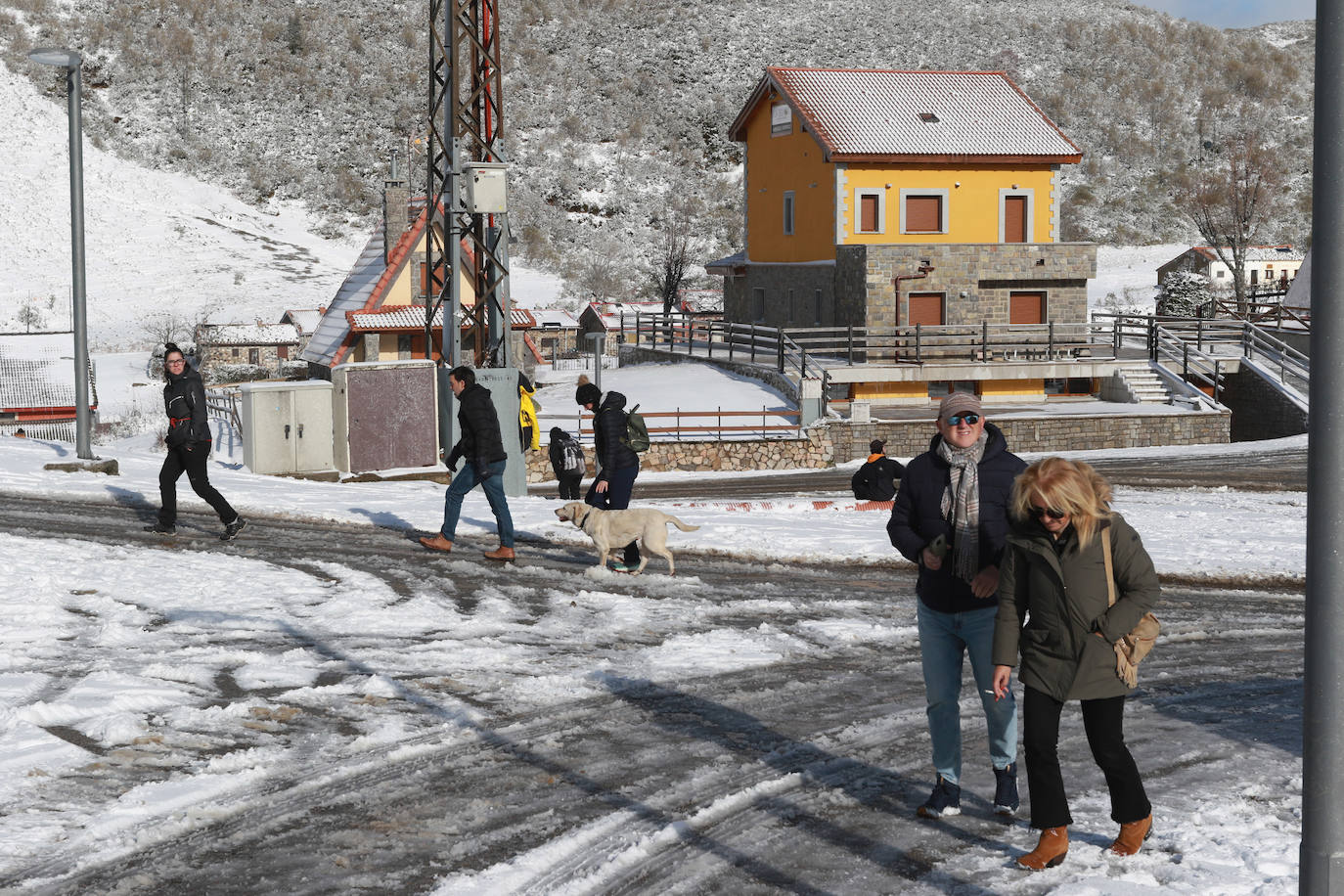 Fotos: Las primeras nieves en Asturias