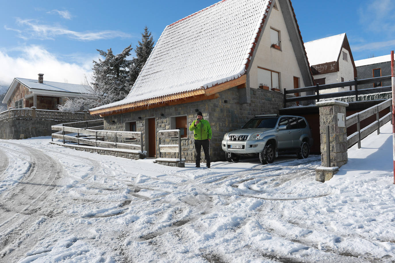 Fotos: Las primeras nieves en Asturias