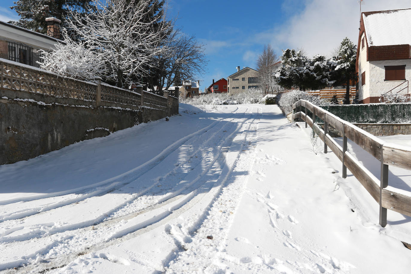 Fotos: Las primeras nieves en Asturias