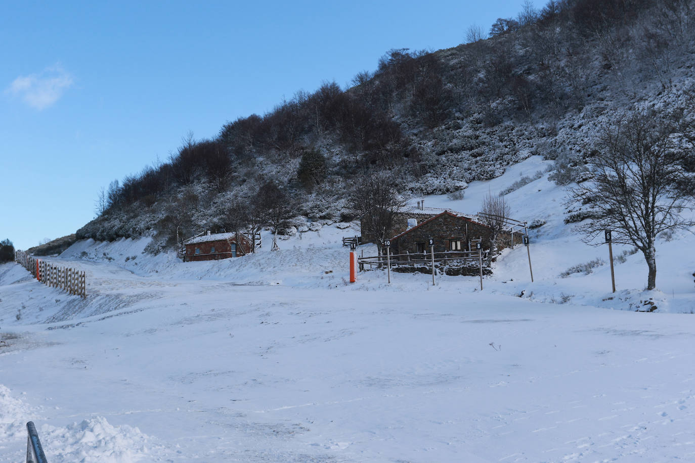 Fotos: Las primeras nieves en Asturias