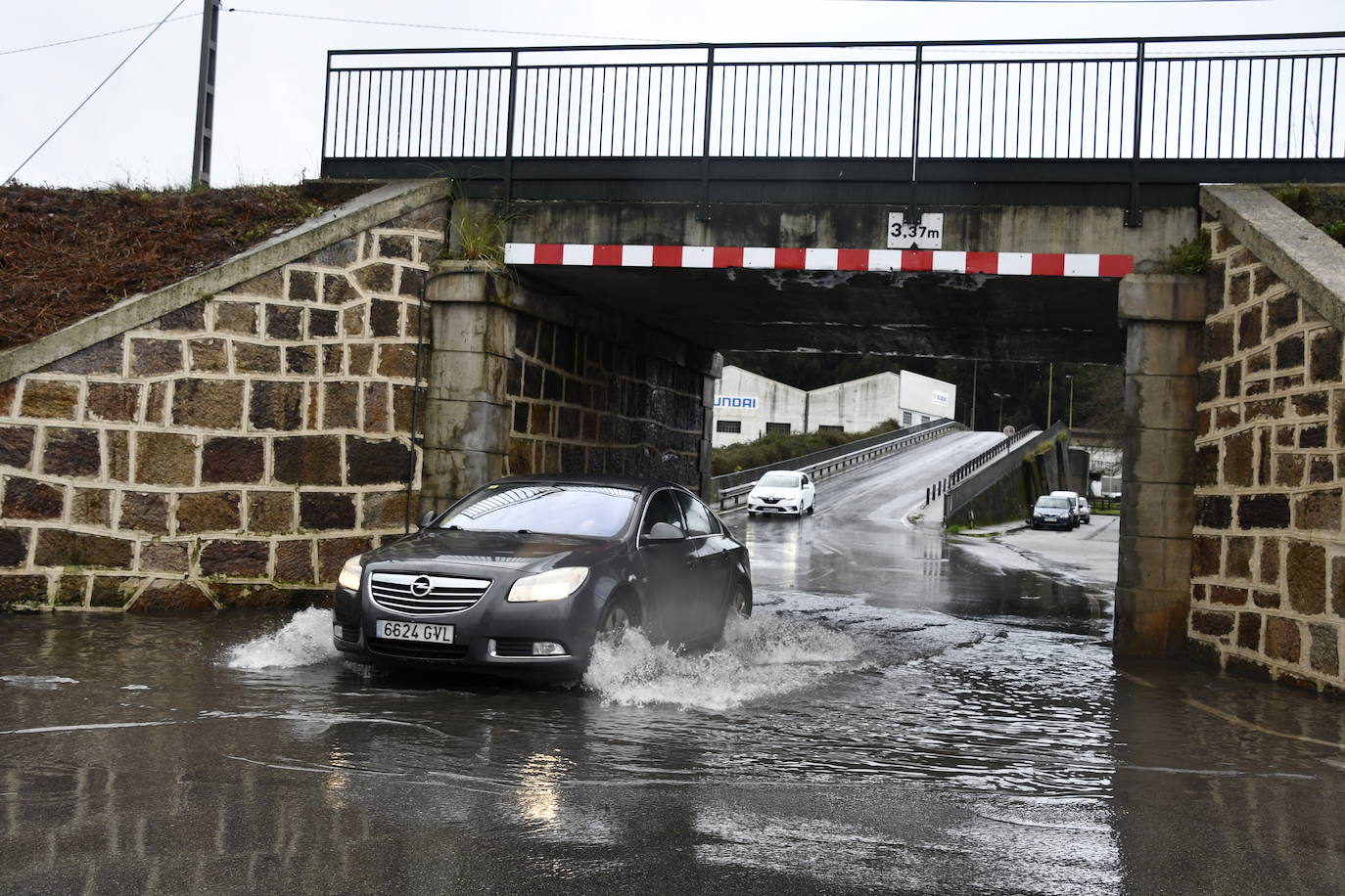 Fotos: Árboles caídos y nuevas inundaciones por fuerte temporal en Avilés