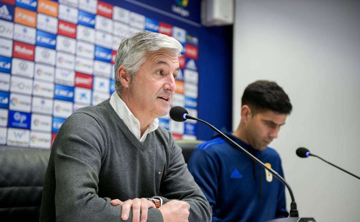 Roberto Suárez, en rueda de prensa.