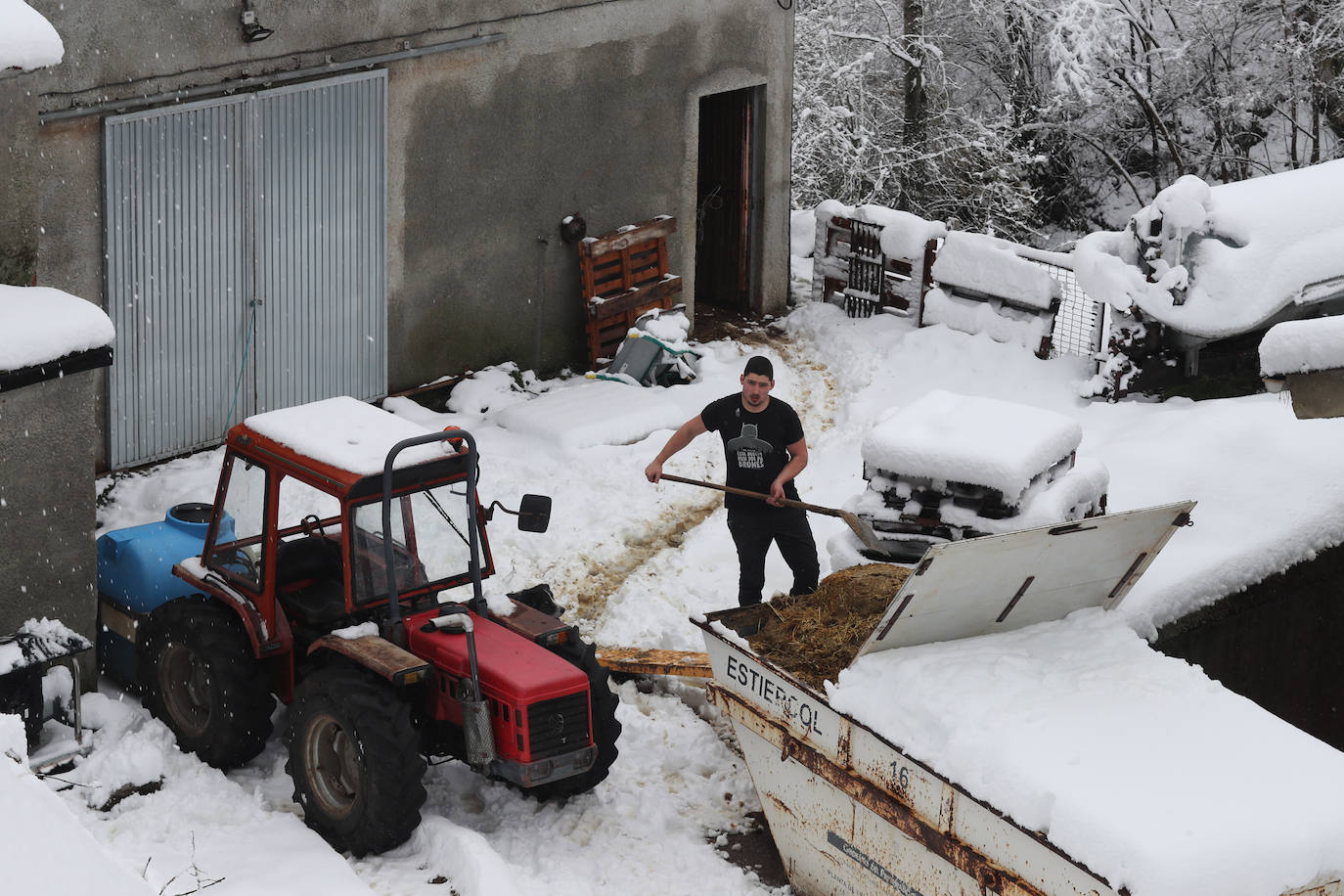 Fotos: Así luce el pueblo de Sotres por las nevadas