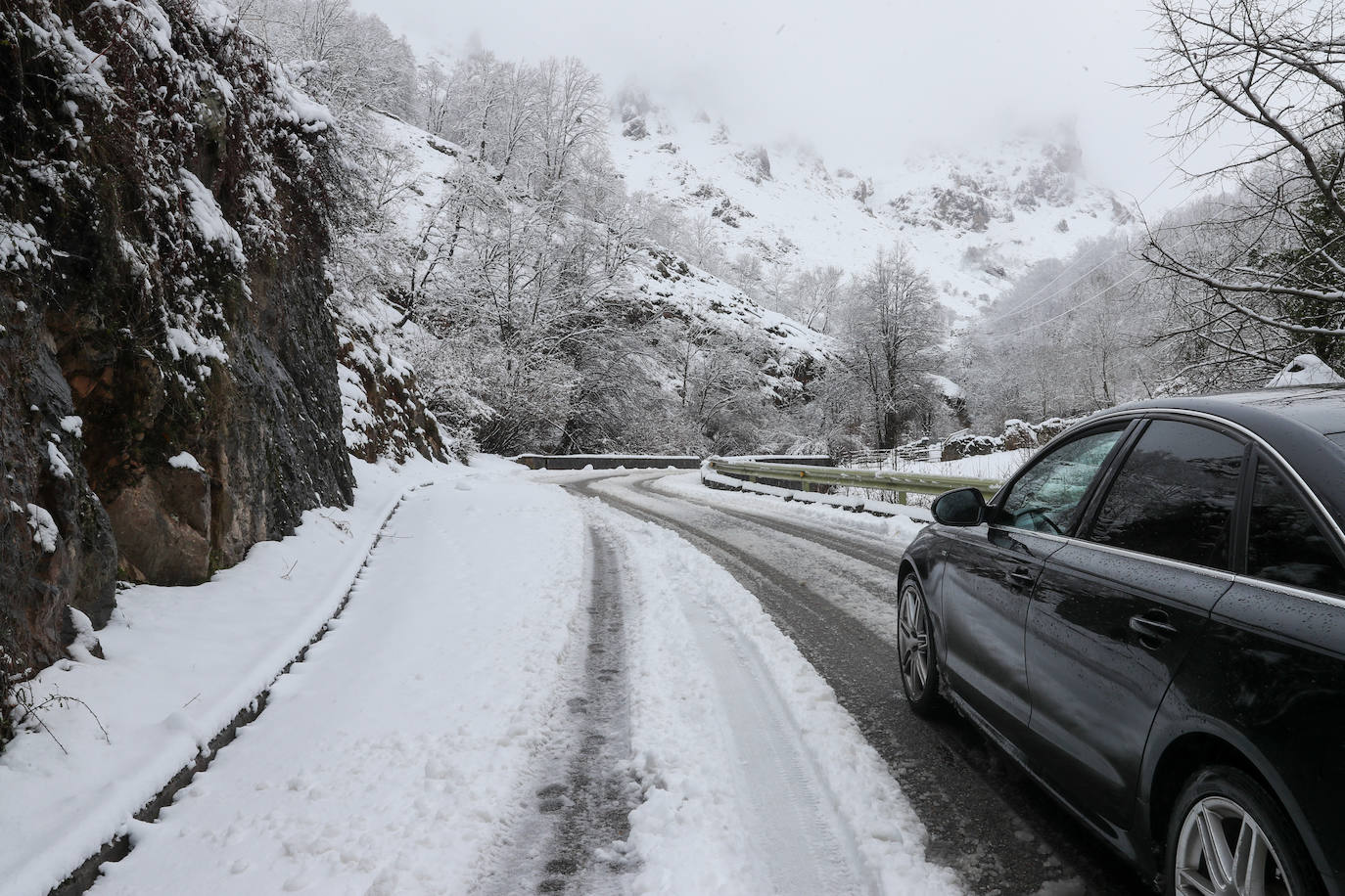 Fotos: Así luce el pueblo de Sotres por las nevadas