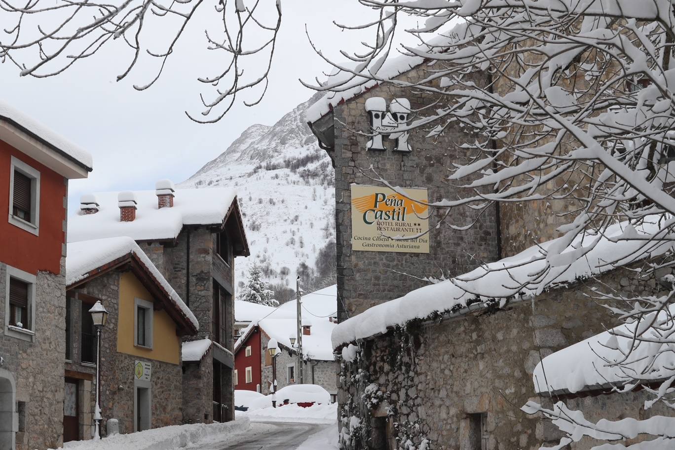 Fotos: Así luce el pueblo de Sotres por las nevadas