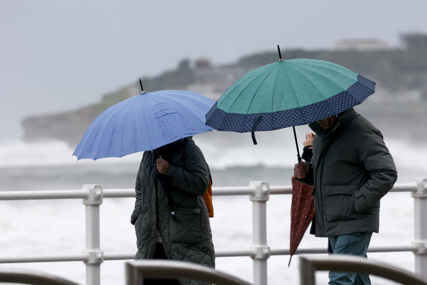 Fotos: El temporal en Gijón: más árboles caídos, fuerte oleaje y lluvia