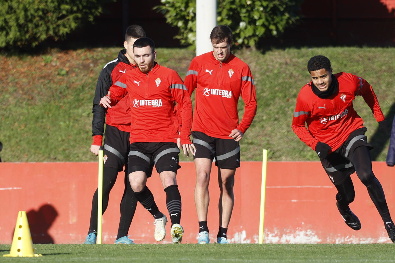 Fotos: Entrenamiento del Sporting (21/01/2023)