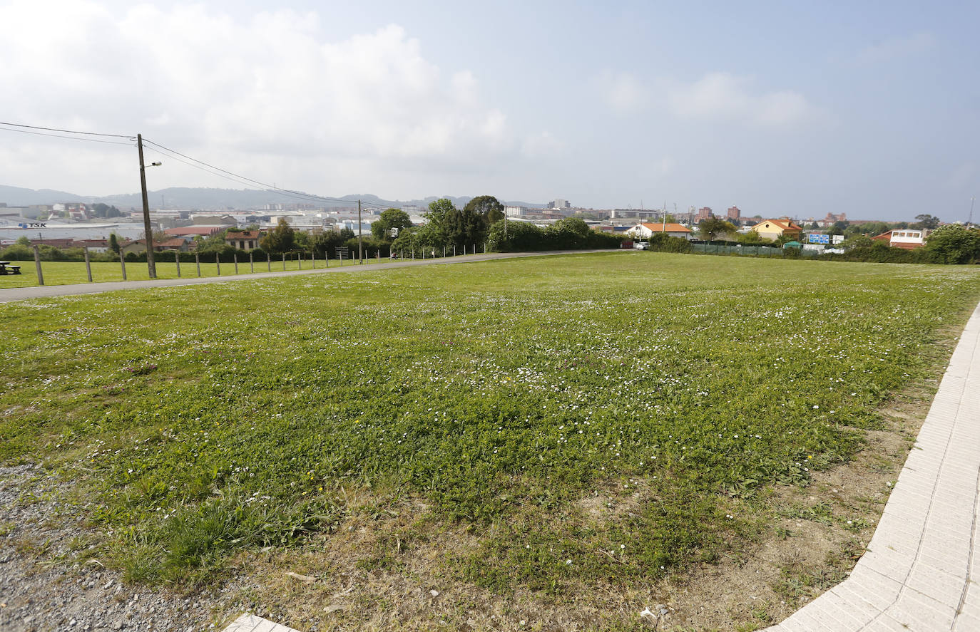 Solal de Nuevo Gijón donde Quirónsalud construirá un hospital. 