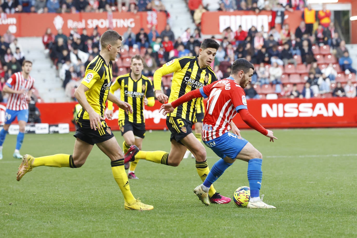 Fotos: Las mejores jugadas del Sporting - Zaragoza