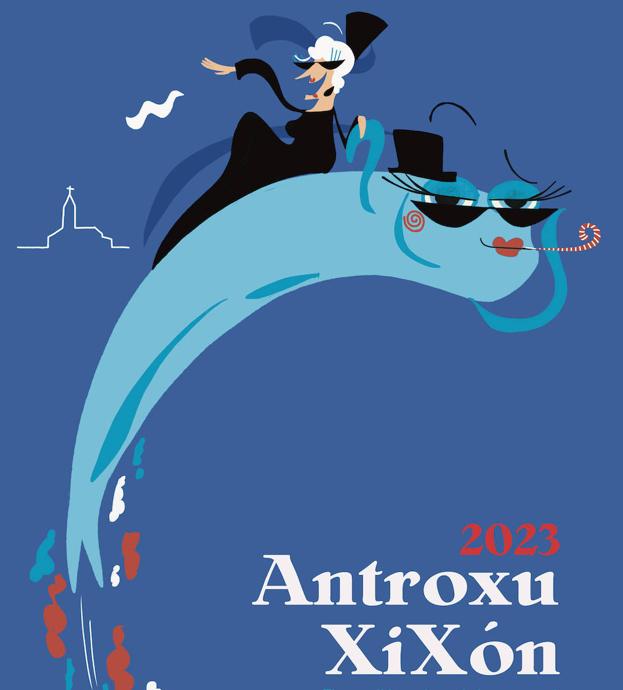 Imagen - Cartel del Antroxu de Gijón 2023 