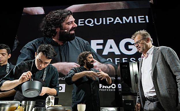 Konstantin Filippou, en su ponencia en Madrid Fusión Alimentos de España. 