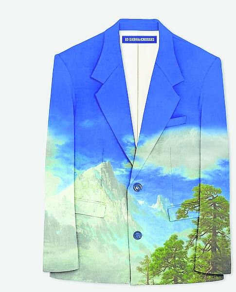 Una americana, inspirada en un paisaje asturiano.