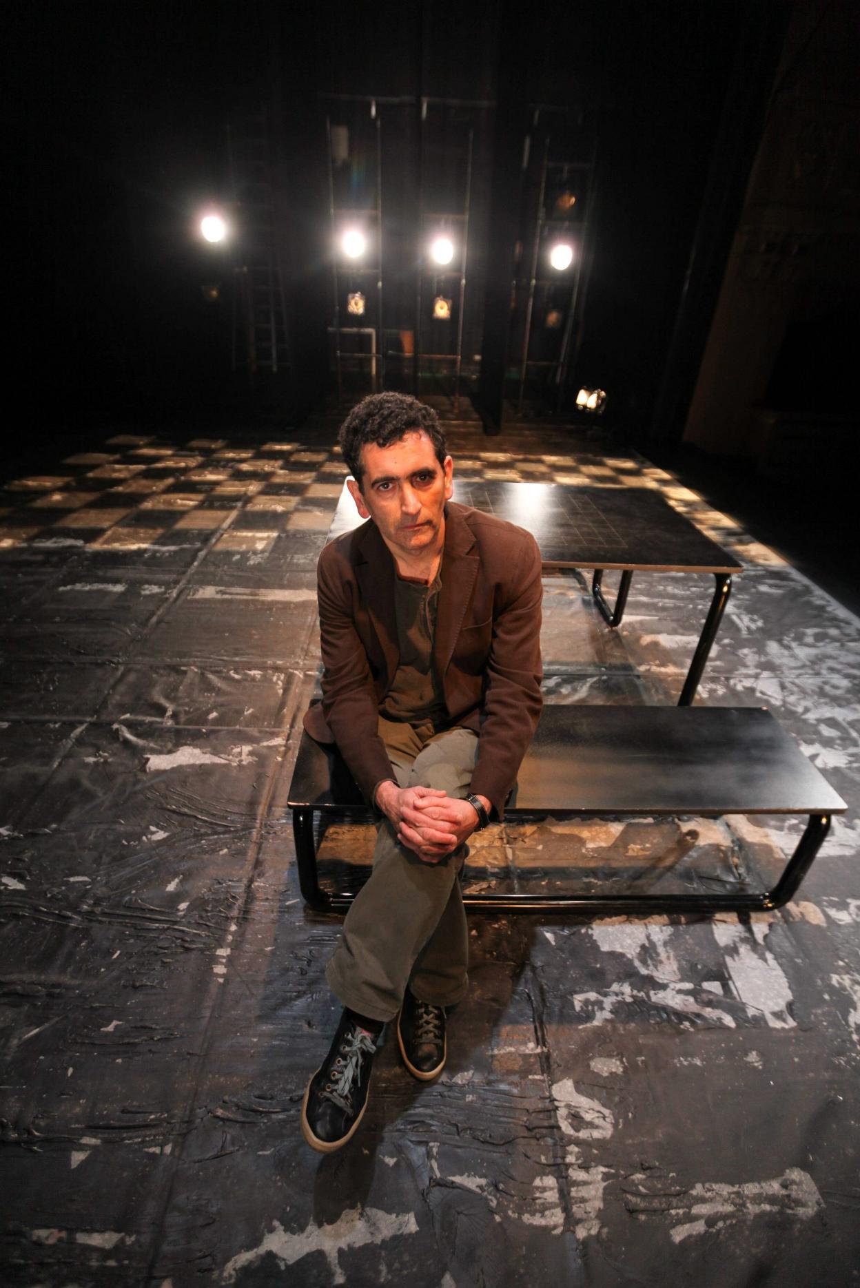 Juan Mayorga en el Teatro Palacio Valdés. 