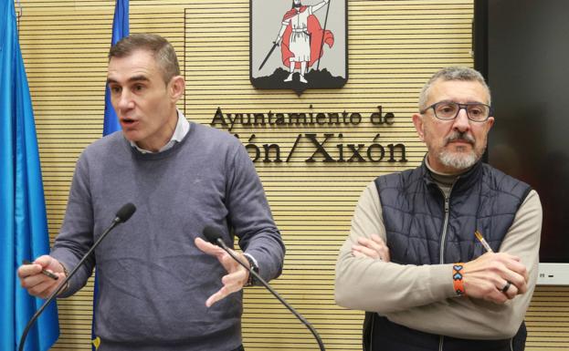 Los ediles de Ciudadanos, Rubén Pérez Carcedo y José Carlos Fernández Sarasola