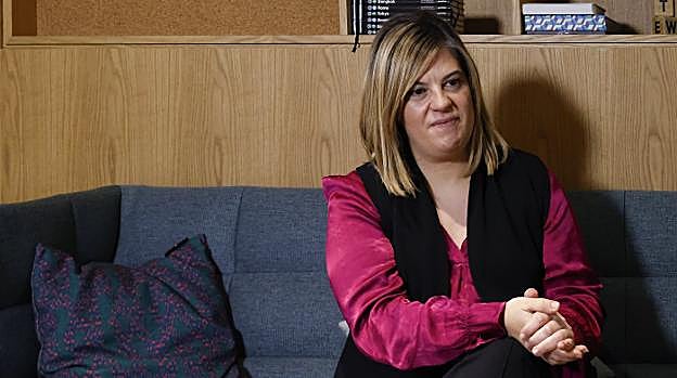 Gimena Llamedo, durante la entrevista en La Lupa de ELCOMERCIO.es. 