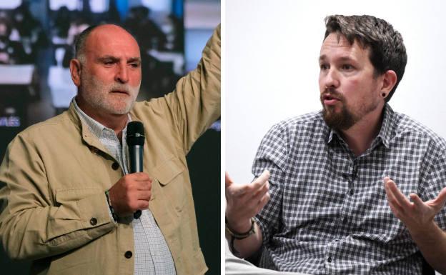 El 'zasca' de José Andrés a Pablo Iglesias por unas naranjas de Mercadona