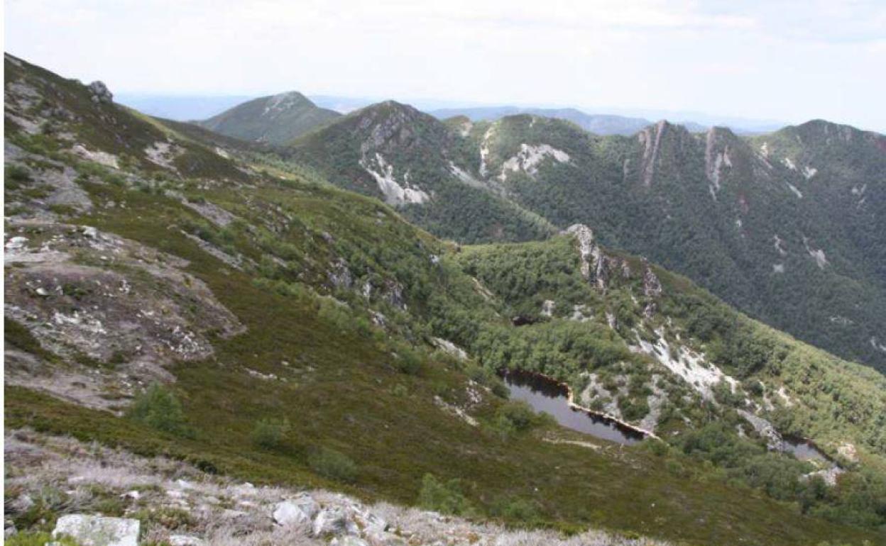 Vistas desde el mirador 'Lagunas de Muniellos.' 