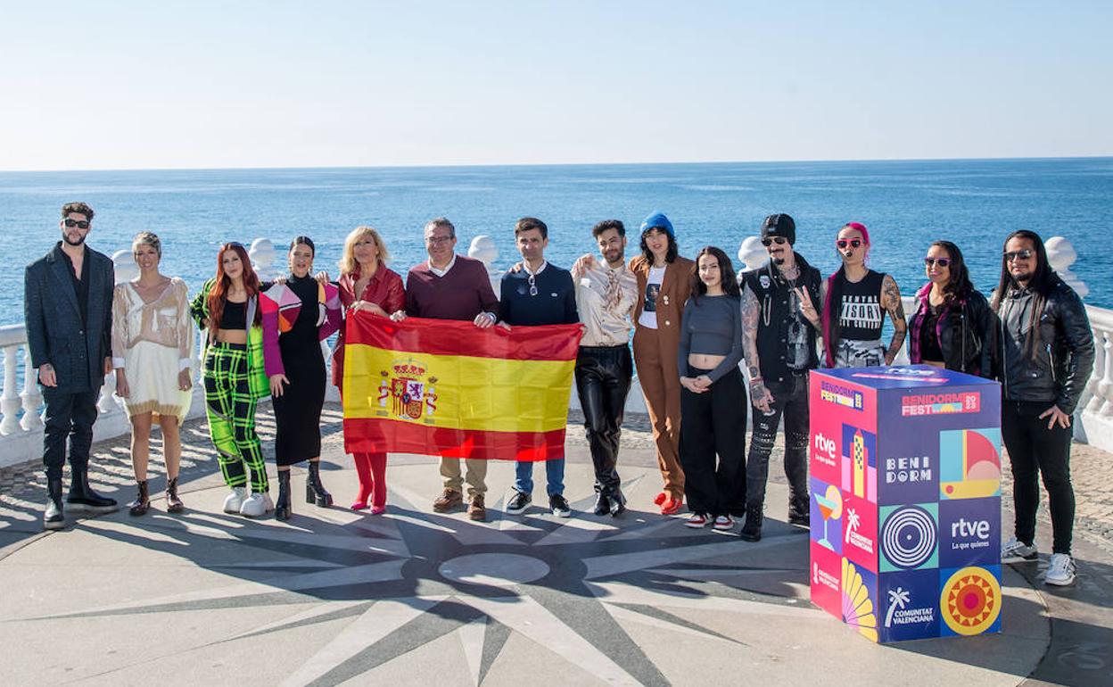 Los finalistas del Benidorm Fest 2023. 