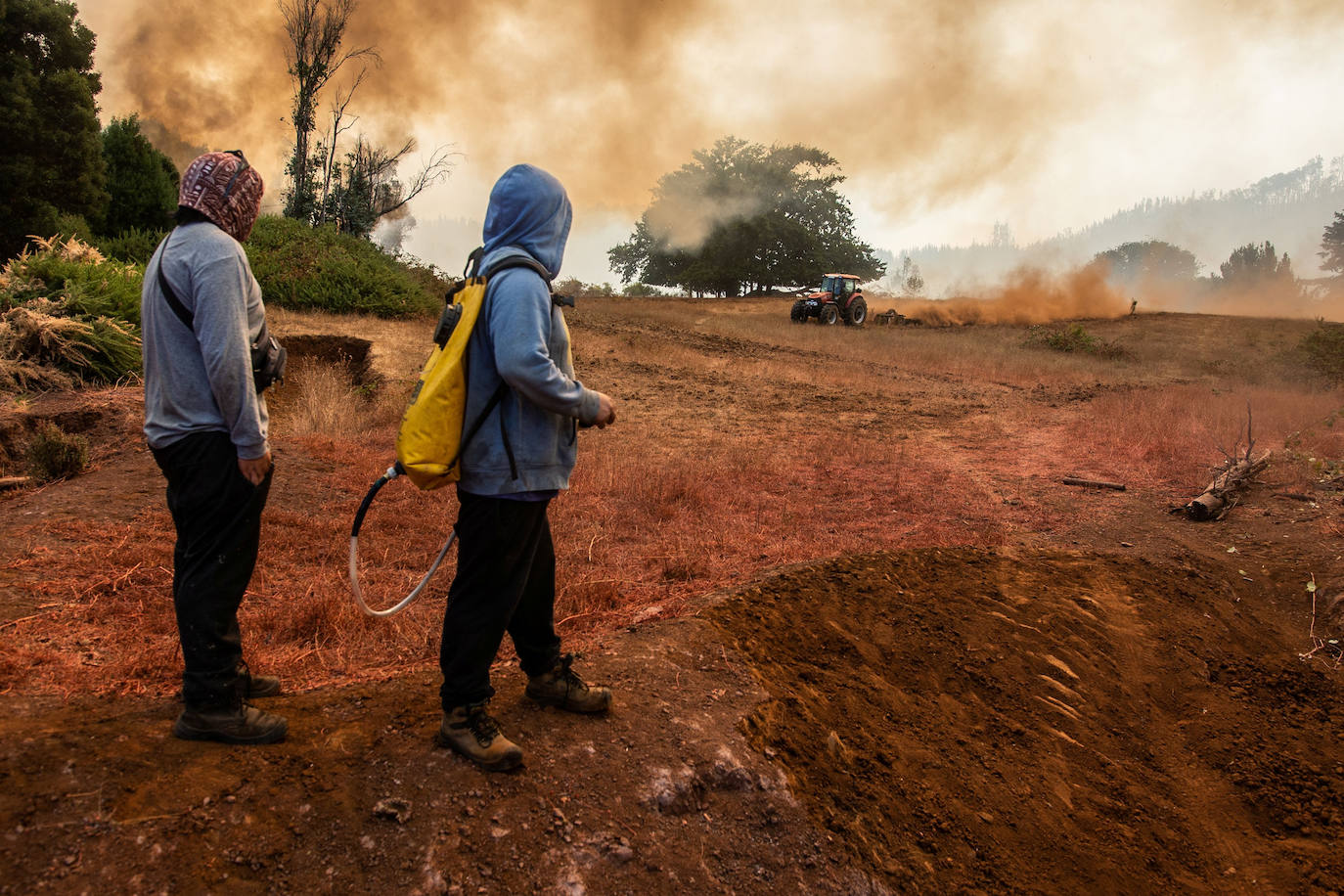 Fotos: El infierno de fuego de Chile