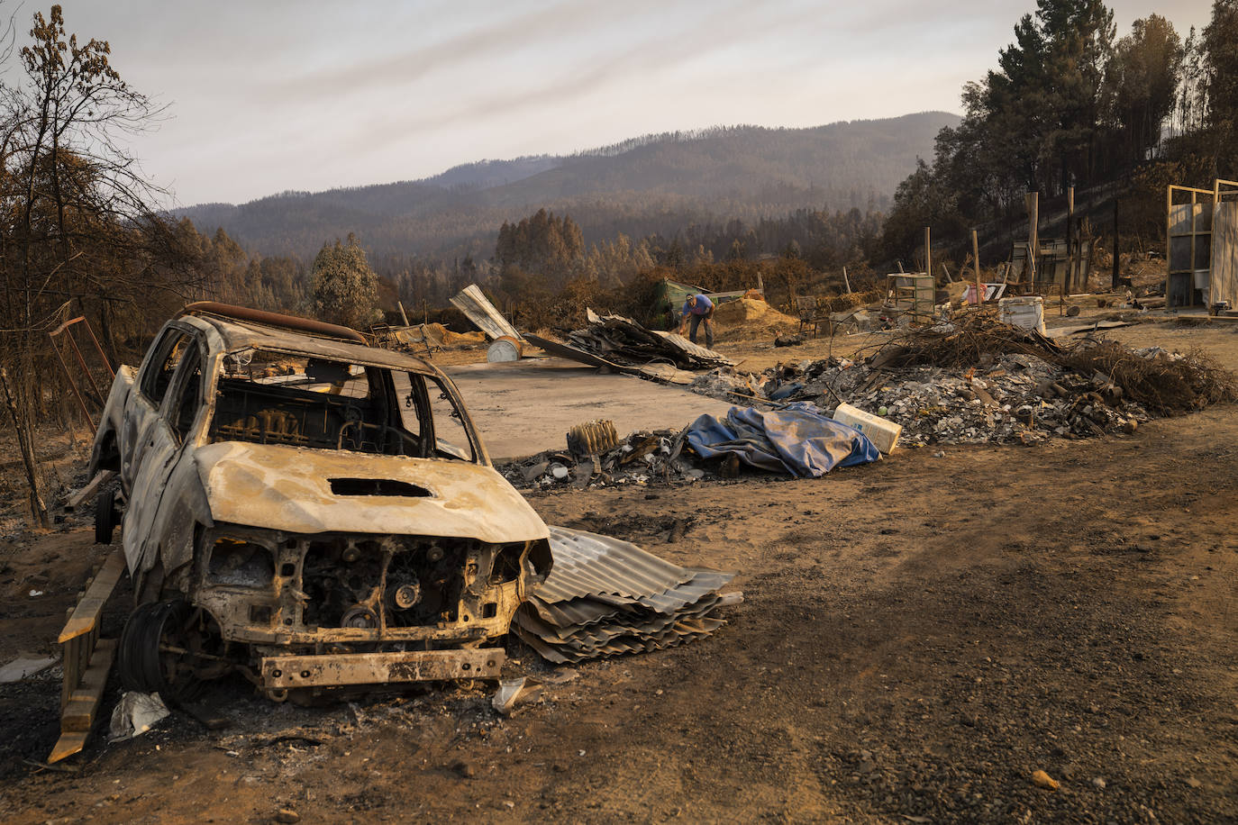 Fotos: El infierno de fuego de Chile