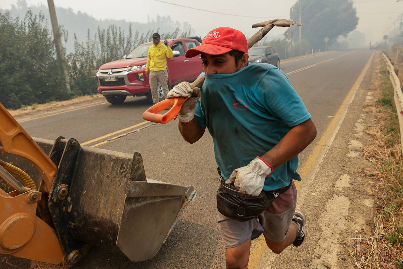 Fotos: El infierno de fuego de Chile