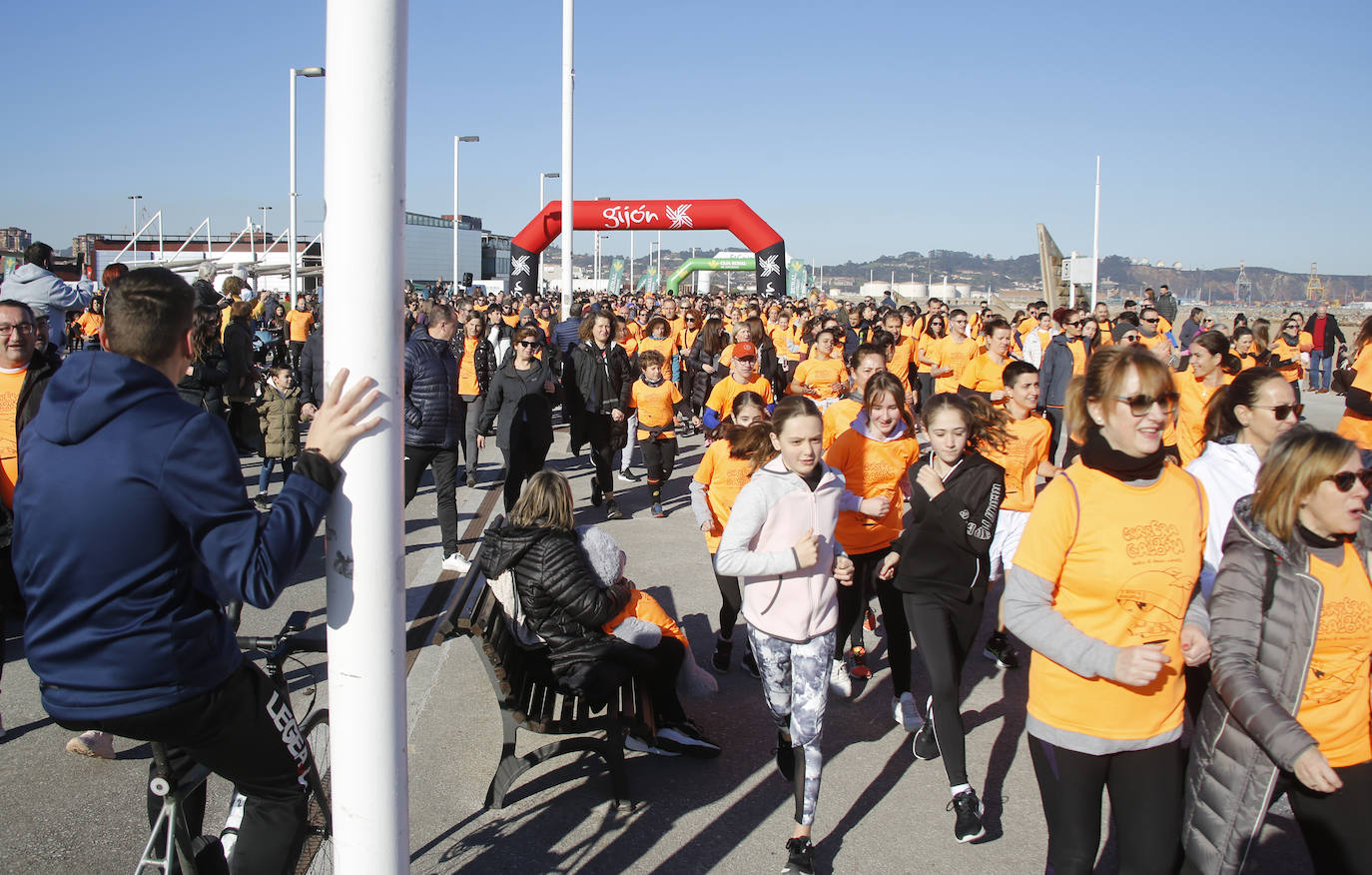 Fotos: Asturias, en lucha contra el cáncer infantil: las imágenes de la Carrera Galbán