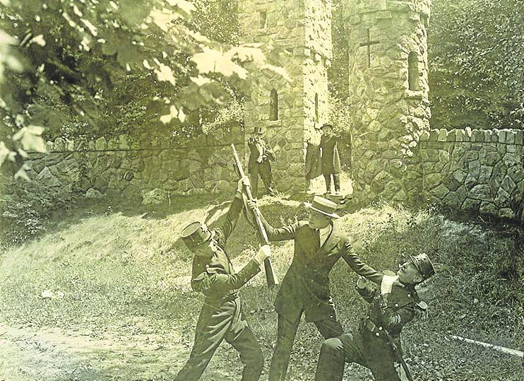 Una escena de 'The great romance' (1918).