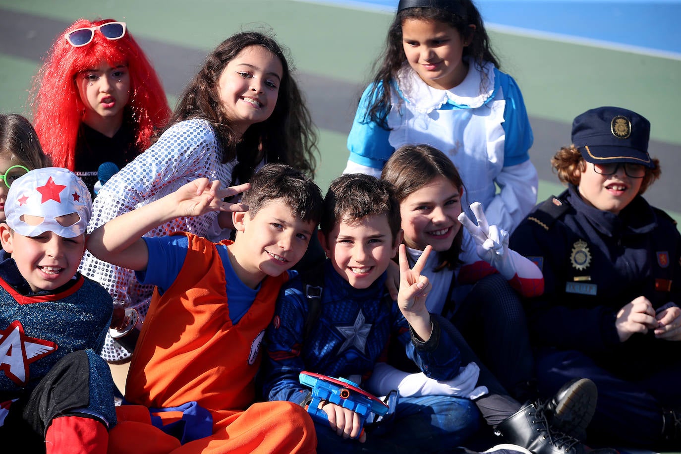 Fotos: El carnaval más colorido en los colegios asturianos