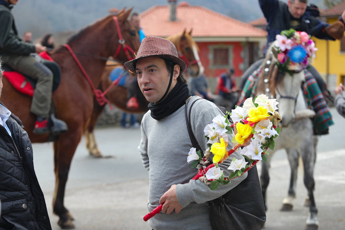 Fotos: Nuria Cueto, primera aguinaldera de Cazo