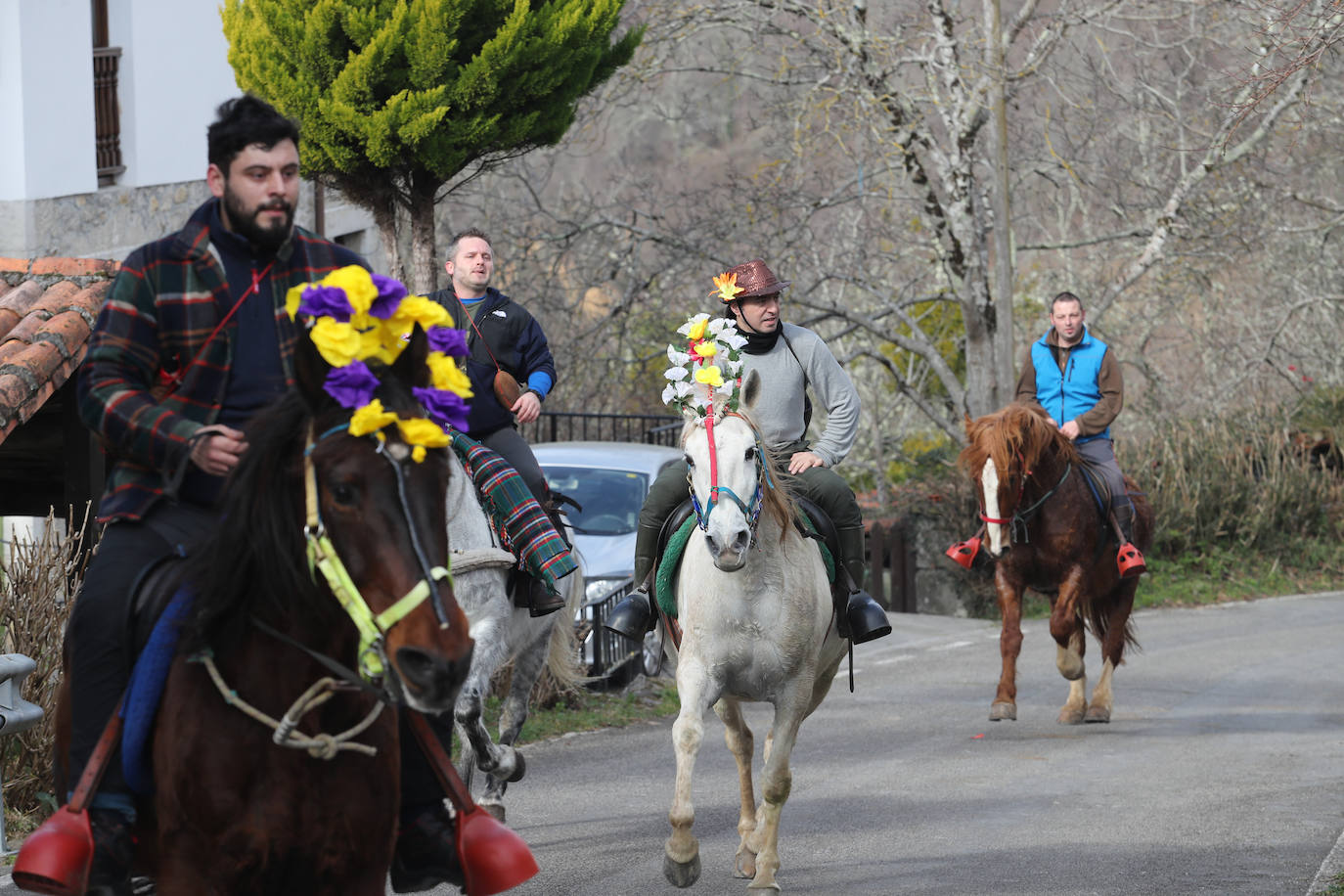 Fotos: Nuria Cueto, primera aguinaldera de Cazo