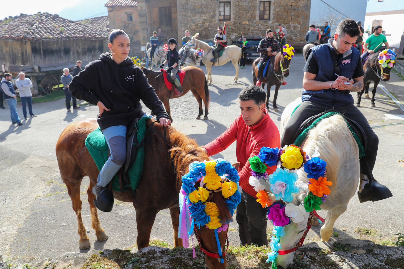 Fotos: Nuria Cueto, primera aguinaldera de Cazo