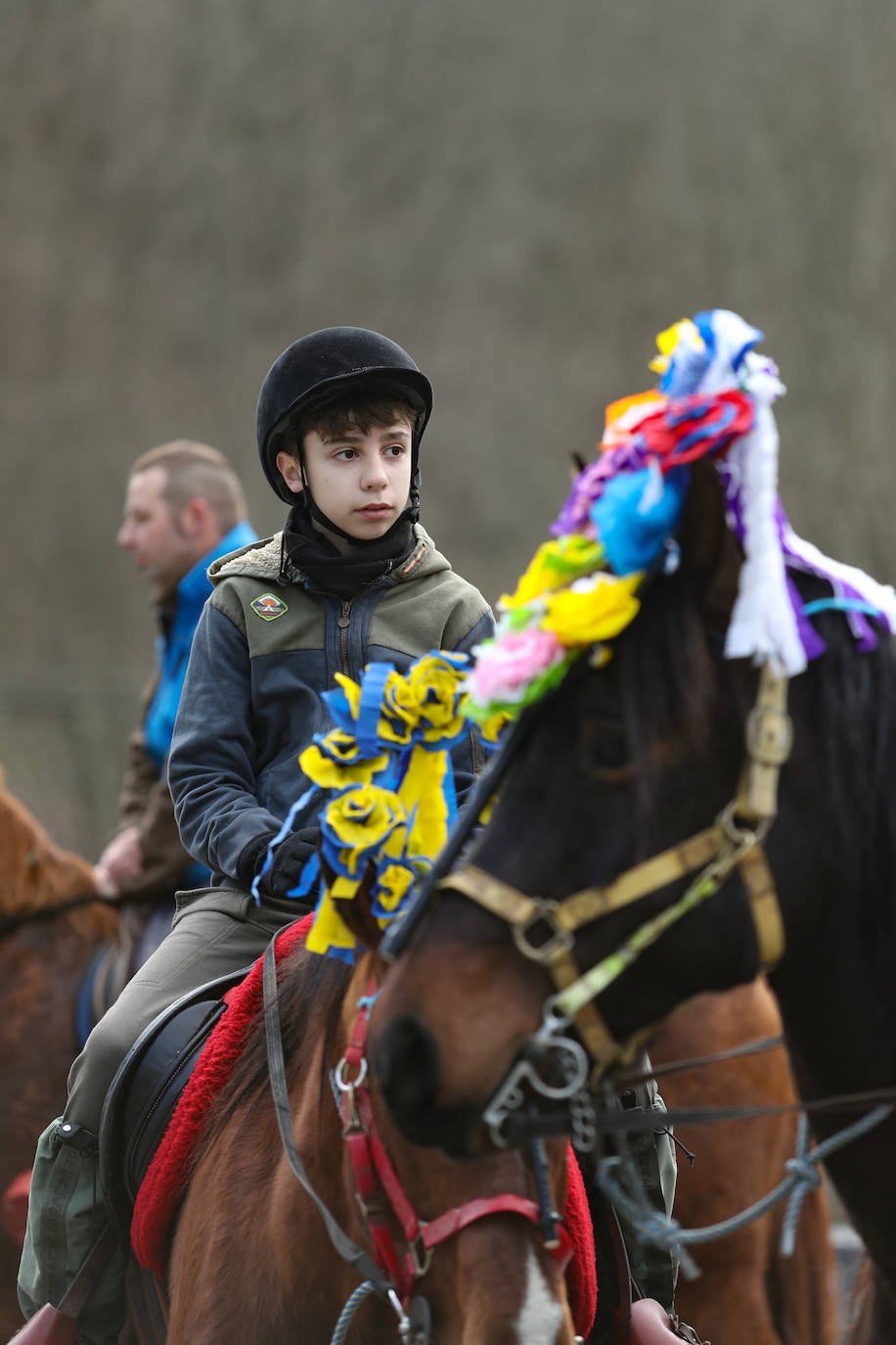 Fotos: Nuria Cueto, primera aguinaldera de Cazo
