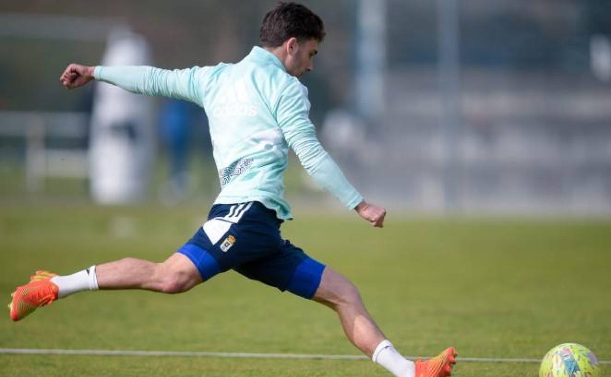 Jimmy, en las instalaciones del Real Oviedo.