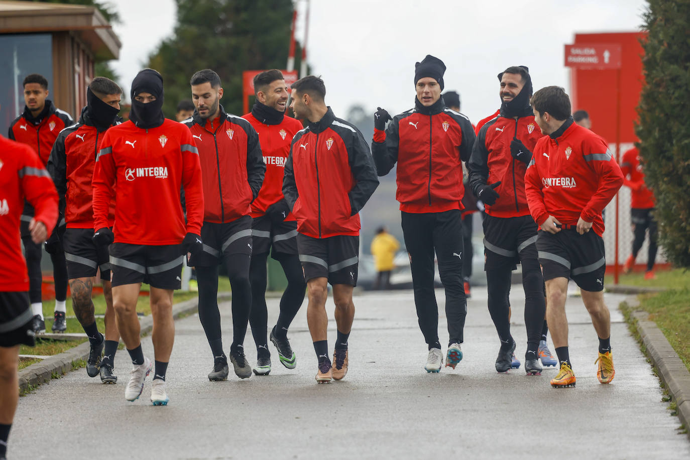 Fotos: Entrenamiento del Sporting (23/02/2023)