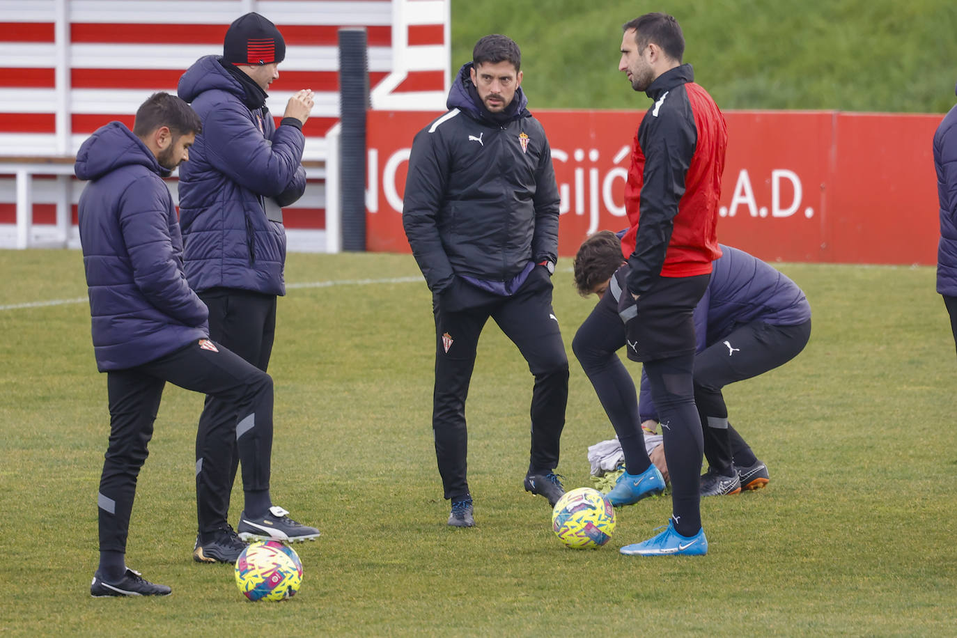 Fotos: Entrenamiento del Sporting (23/02/2023)