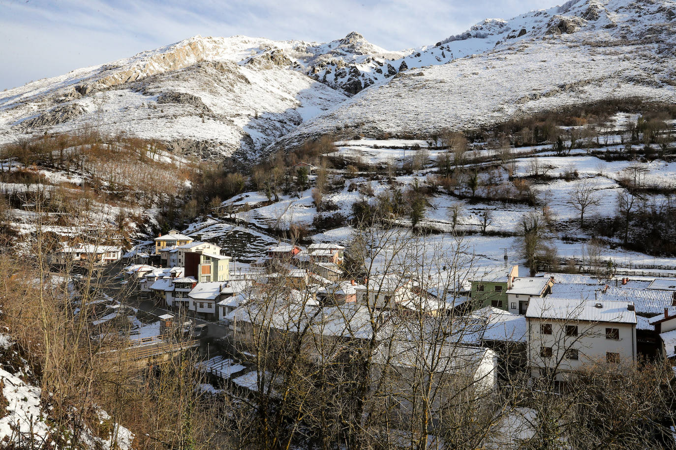 Fotos: Asturias, a temperaturas heladoras
