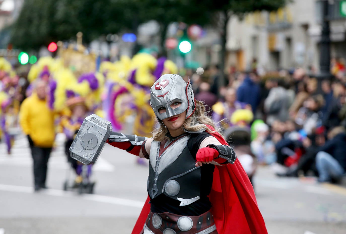 Fotos: Derroche de color y diversión en el carnaval de Oviedo