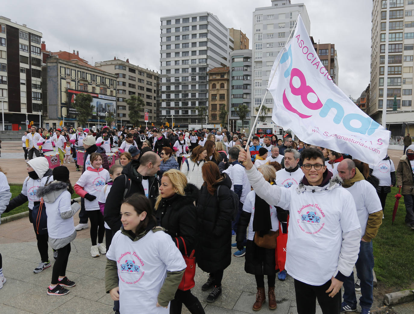 Fotos: Marcha en Gijón por el síndrome de Noonan