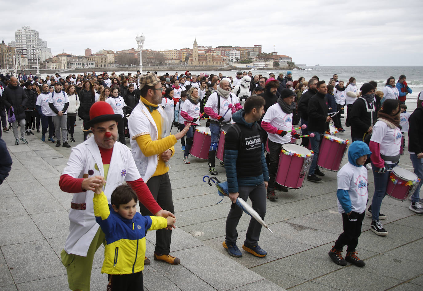 Fotos: Marcha en Gijón por el síndrome de Noonan