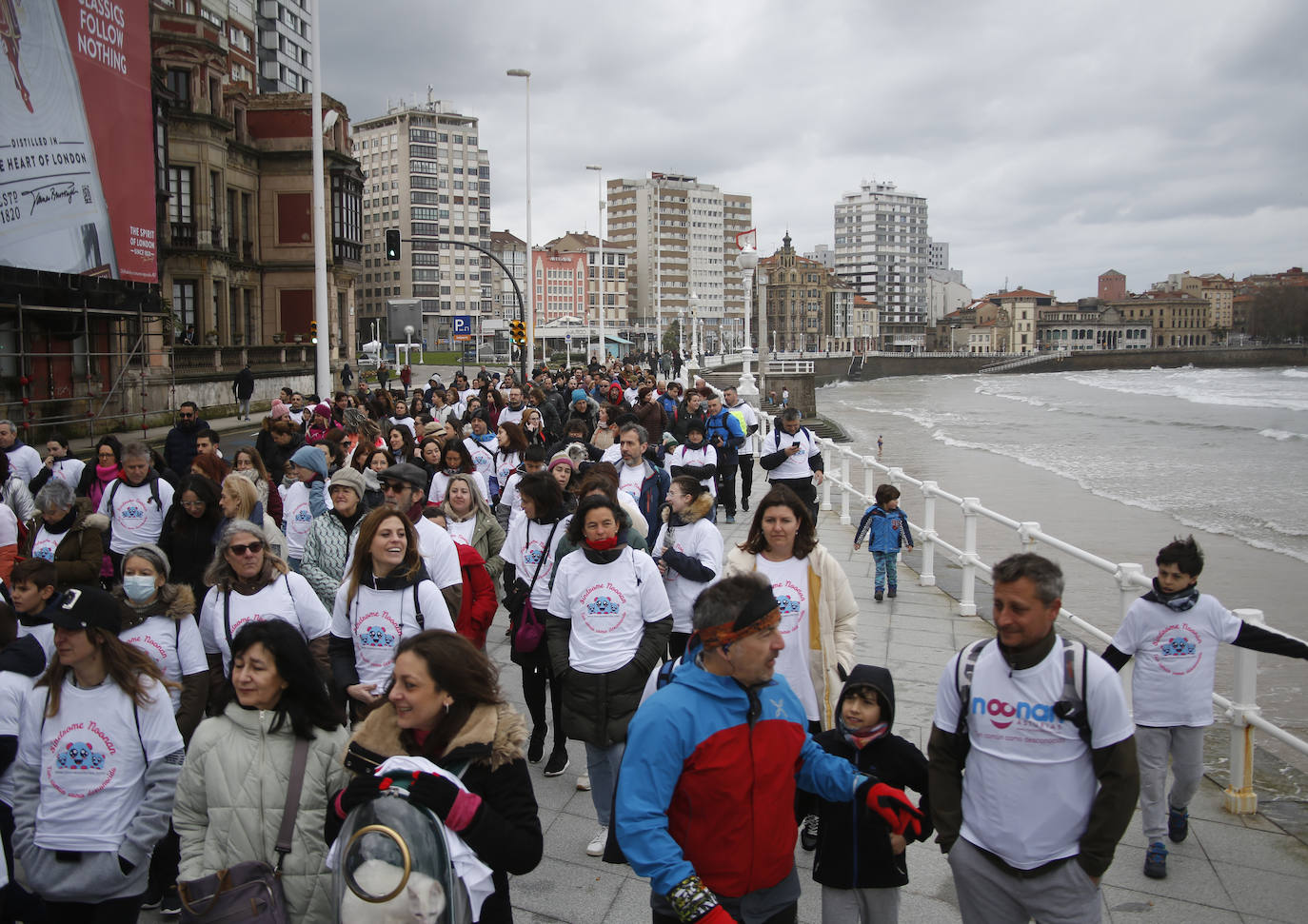 Fotos: Marcha en Gijón por el síndrome de Noonan