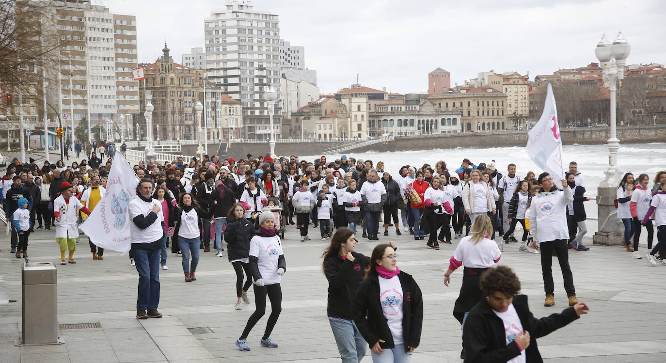 Fotos: Marcha en Gijón por el síndrome de Noonan