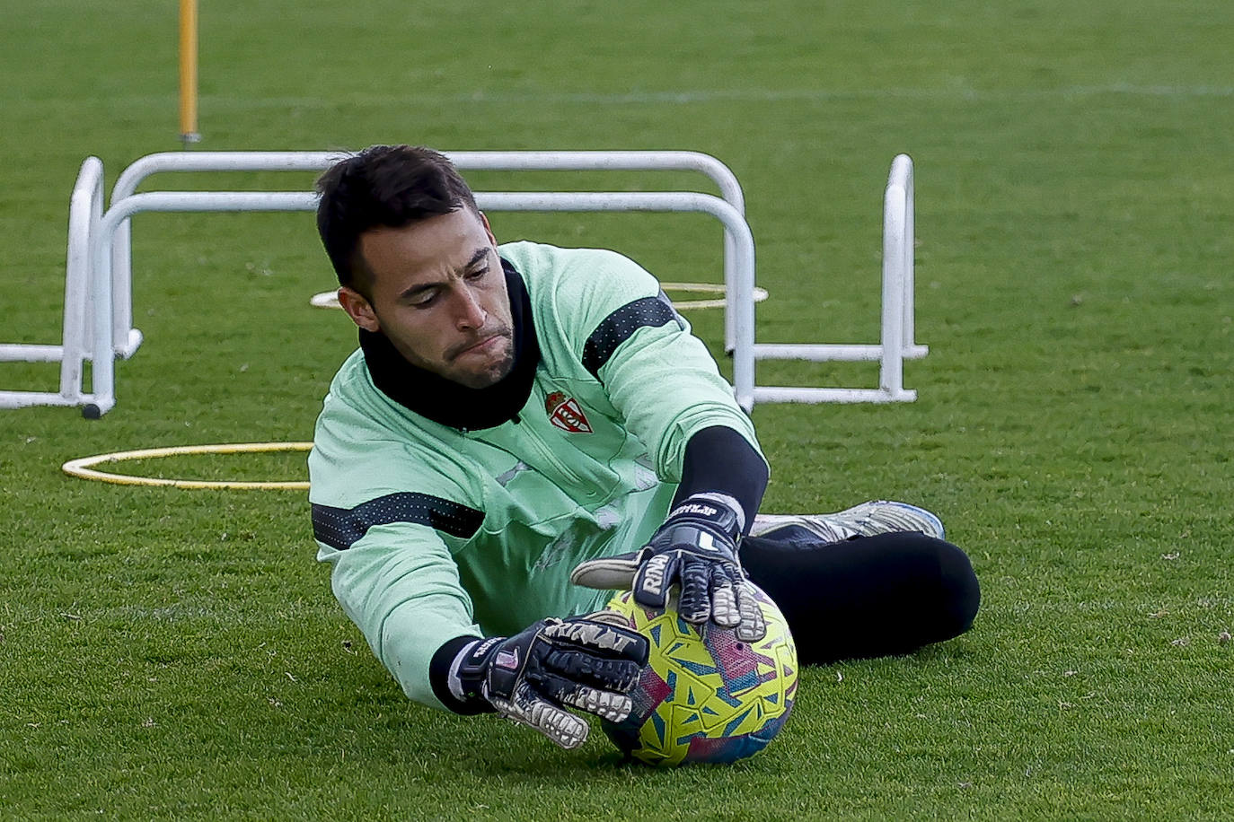 Fotos: Entrenamiento del Sporting (28/02/2023)