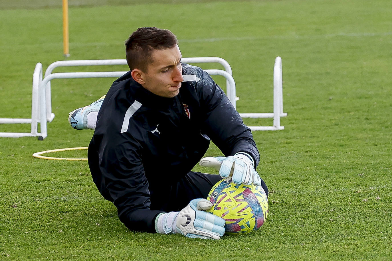 Fotos: Entrenamiento del Sporting (28/02/2023)