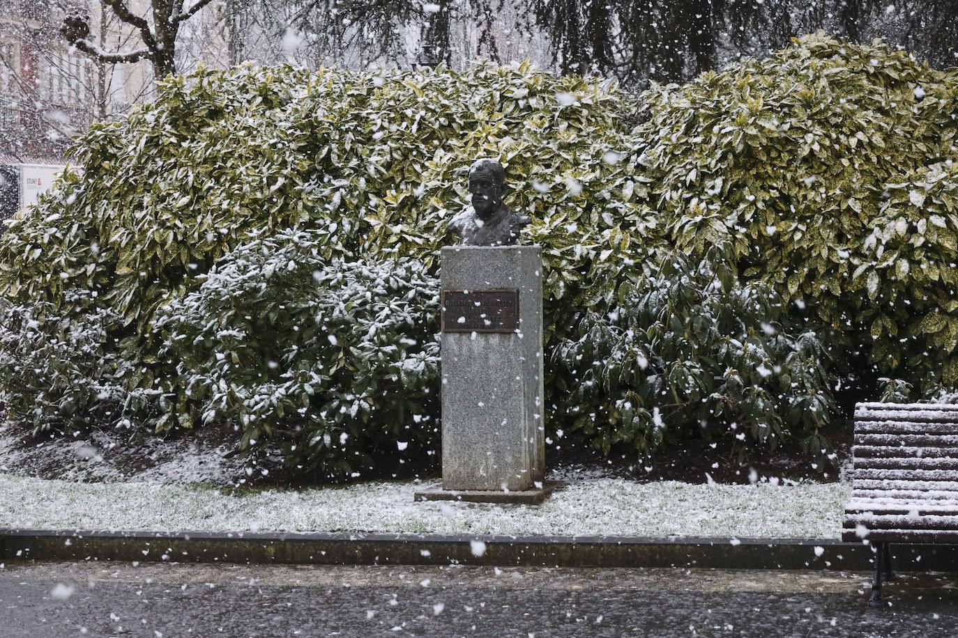 Fotos: Nieve y frío en Asturias