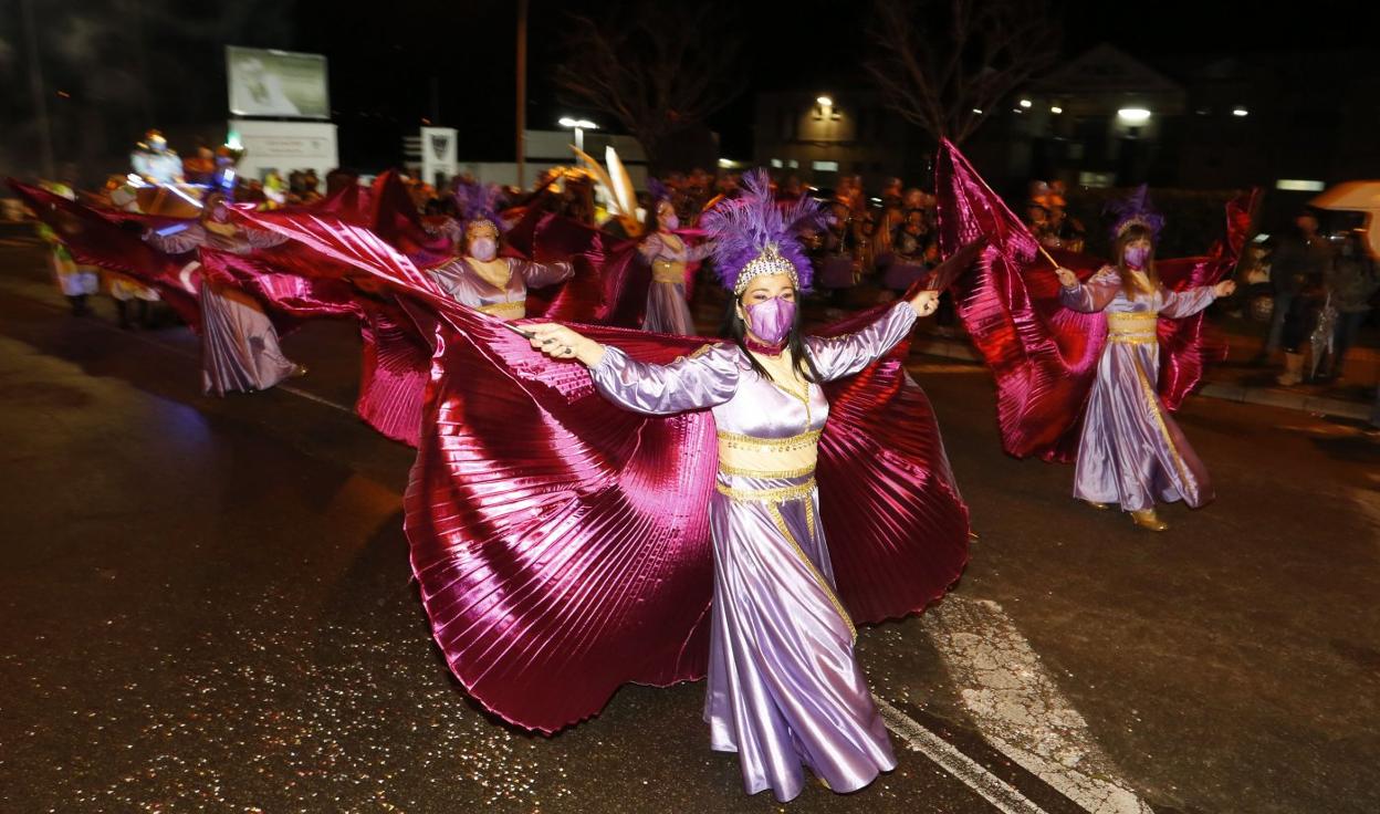 Desfile antroxero maliayo del pasado año. 