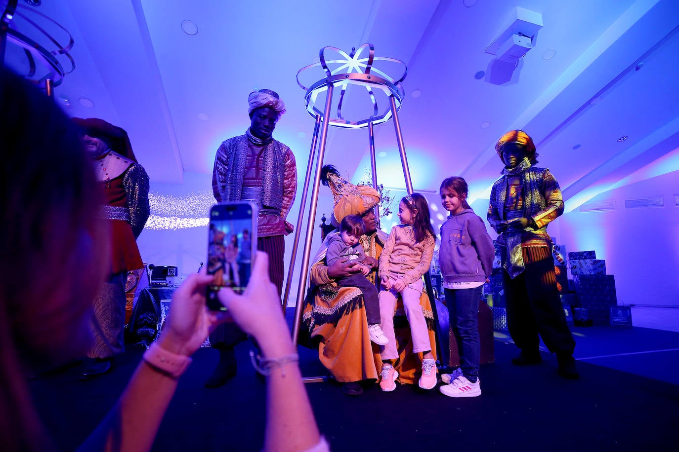 La recepción de los Reyes Magos en Oviedo, en imágenes