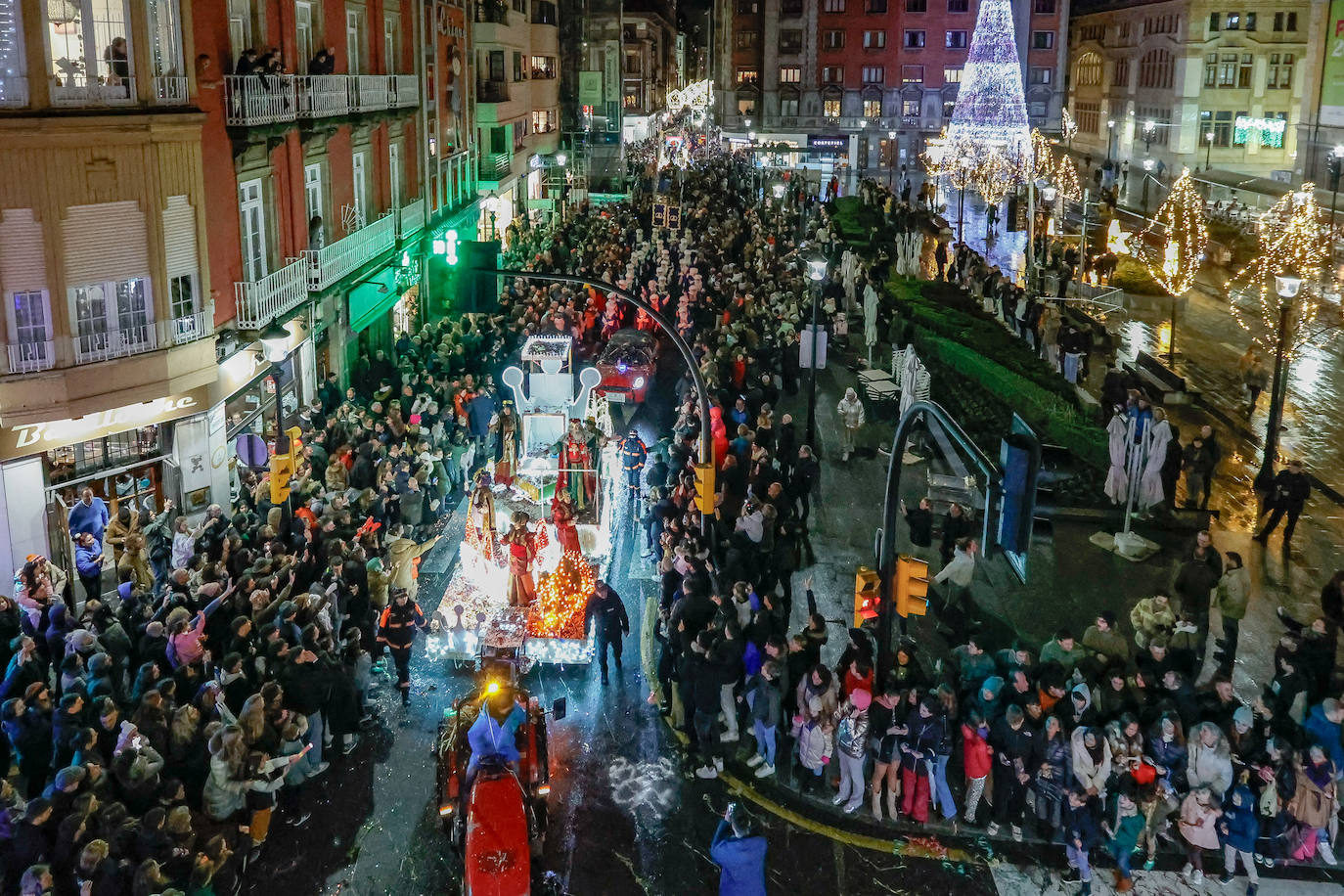 Los Reyes en el Ayuntamiento de Gijón