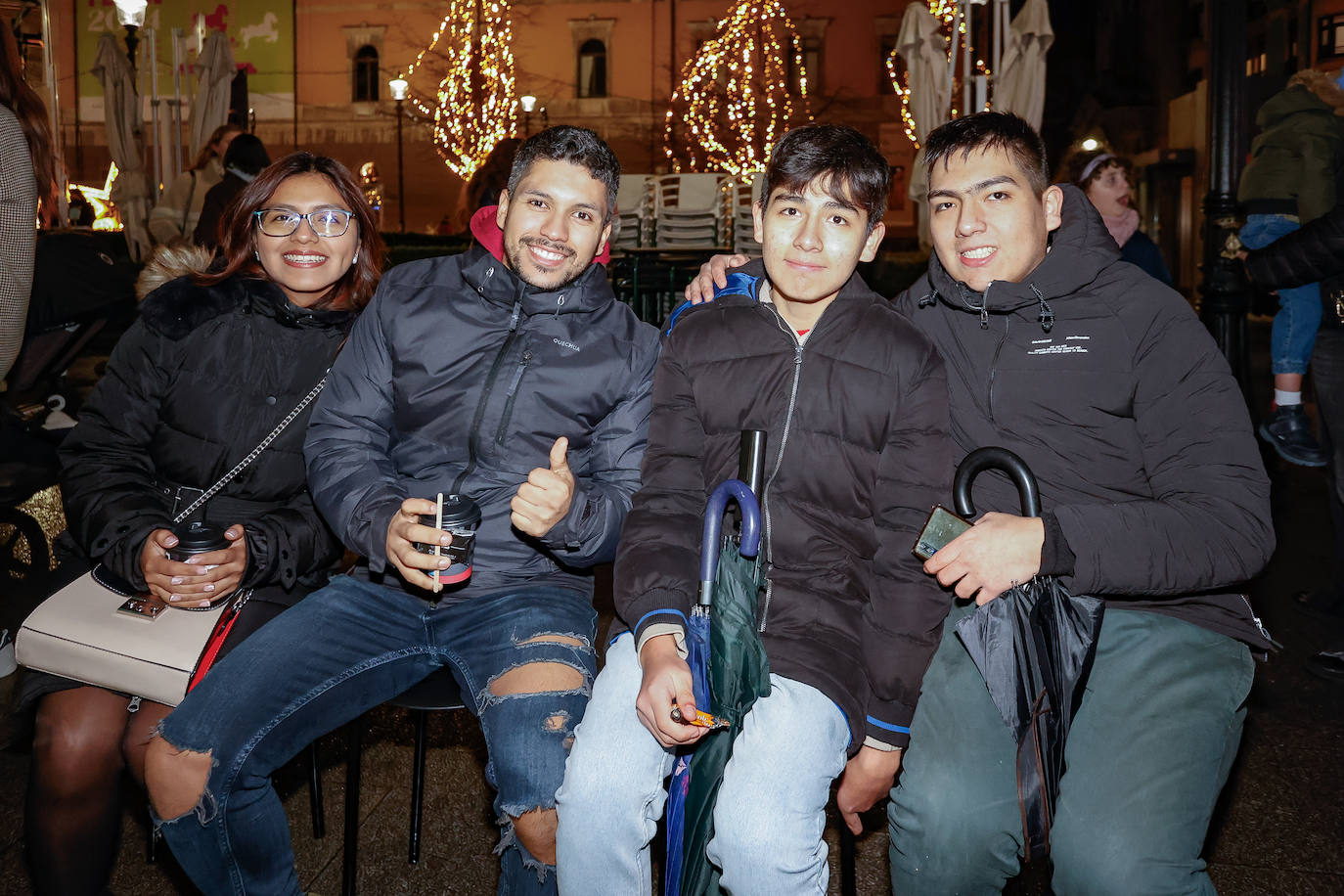 Los Reyes en el Ayuntamiento de Gijón