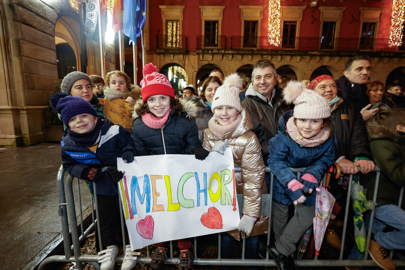 Los Reyes en el Ayuntamiento de Gijón