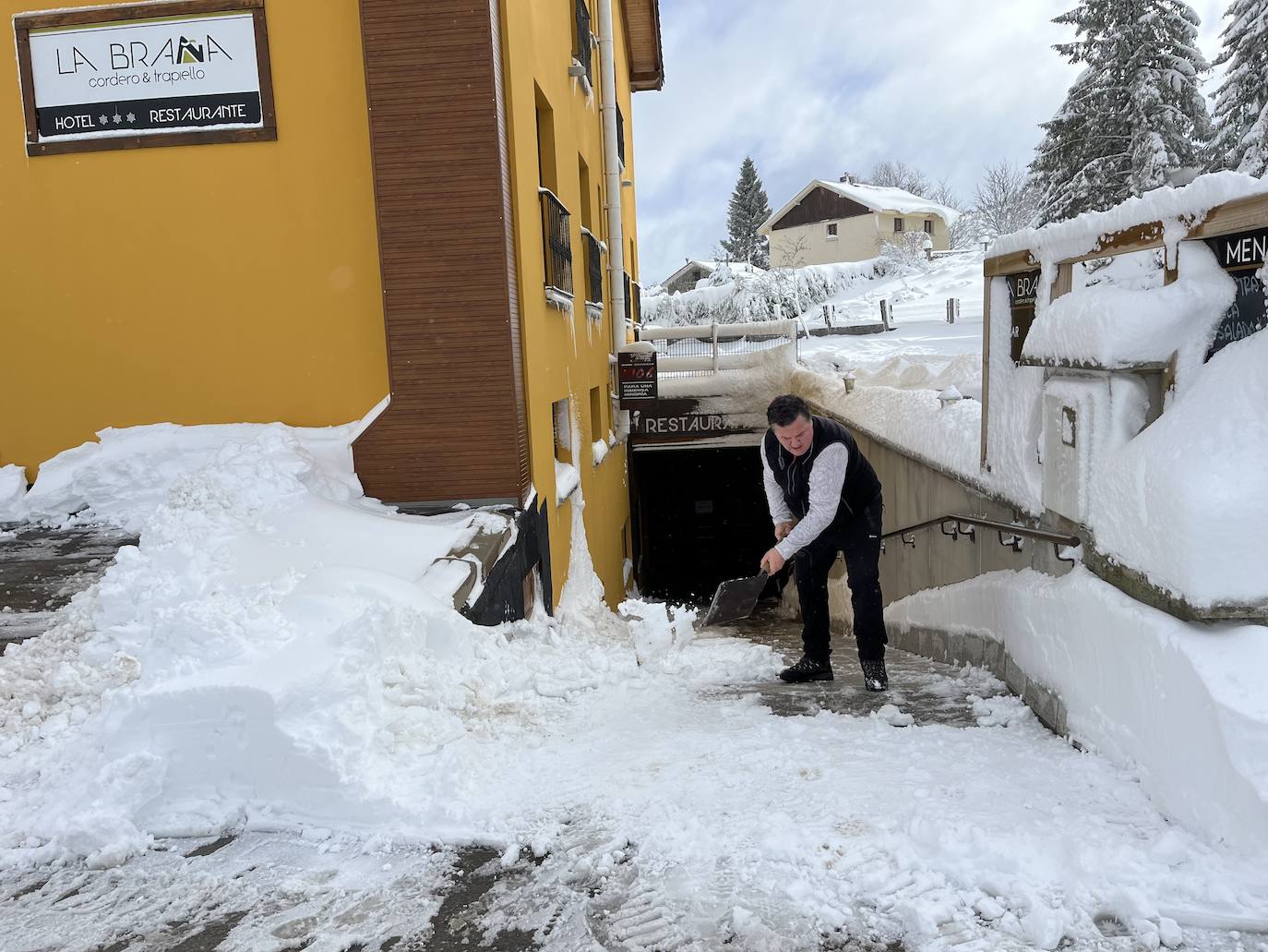 Asturias, bajo la nieve